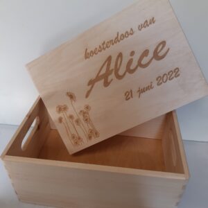 Koesterbox met naam
