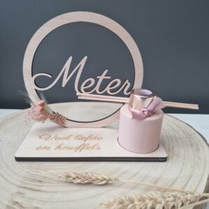 Hoepel 15 cm "Meter" met geurparfum blush