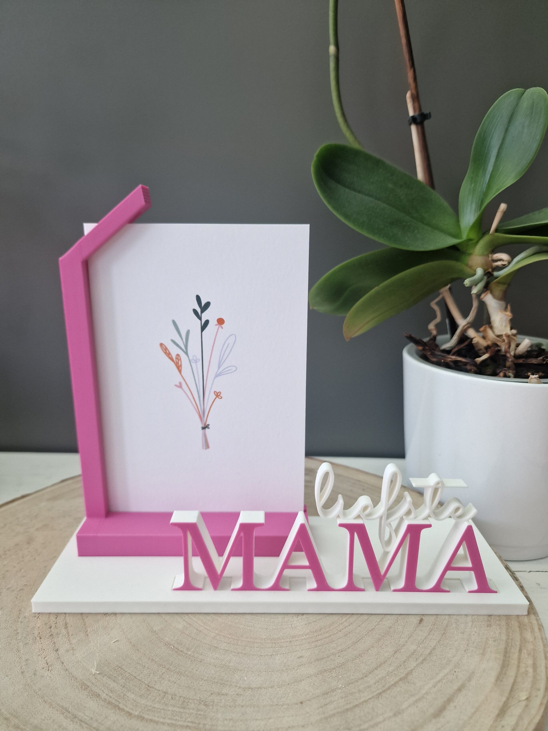 "liefste mama" met fotohouder