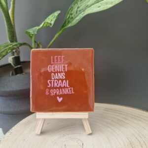 Leef, geniet, dans, straal en sprankel