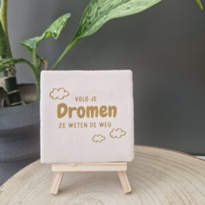 Volg je dromen, ze weten de weg
