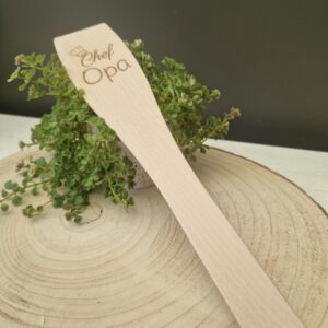 Houten spatel "Chef OPA"